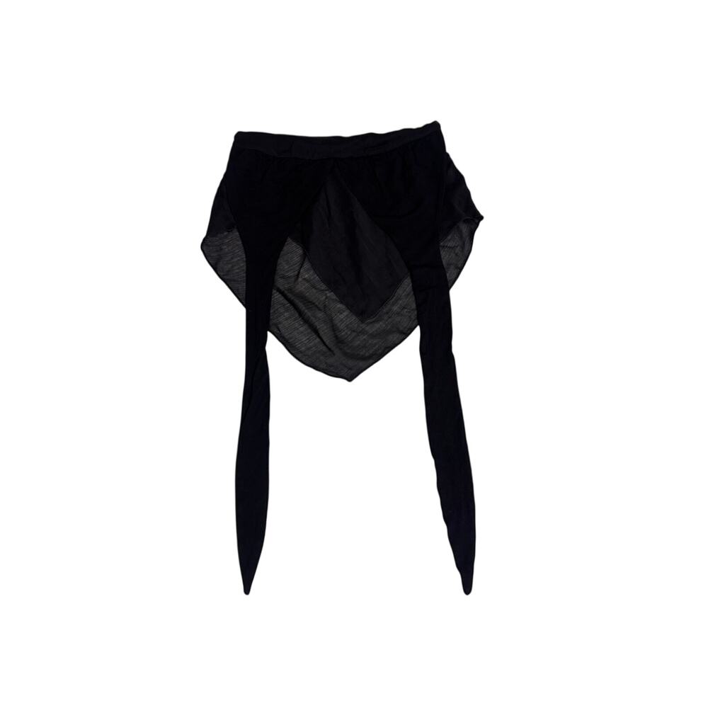 Silence + Noise Black Pointed Mini Skirt